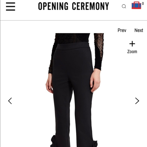 Opening Ceremony Ruffle Teousers - Picture 2 of 4